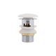 Донний клапан Pop-up для біде з переливом 70х70х110 mm White Qtap