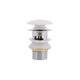 Донний клапан Pop-up для біде з переливом 70х70х110 mm White Qtap