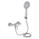 Змішувач для душу Lidz Aria 010 (з душовим гарнітуром) (k35) LDARI010NKS43361 Nickel