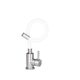 Змішувач для кухні Lidz Aria 015F3 з гнучким виливом (k35) LDARI015F3WHI43362 White / Nickel