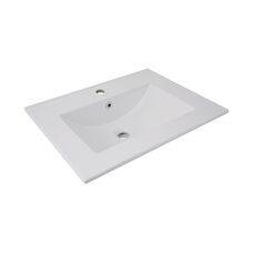 Раковина Qtap Albatross 620х460х180 White без донного клапану QT01113060CW1