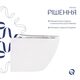 Унітаз підвісний Qtap Robin Mew безобідковий з сидінням Soft-close QT13332381АSW