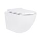 Унітаз підвісний Qtap Jay безободковий Ultra Quiet з сидінням Soft-close QT07335177W