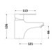 Змішувач для раковини Lidz Tani 001F1 (k40) LDTAN001F1CRM44957 Chrome