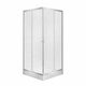 Lidz Wawel SC80x80.SAT.LOW.FR Душова кабіна квадратна, скло Frost 4 мм + Lidz Душовий піддон KAPIELKA ST80x80х14