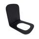 Сидіння для унітаза Qtap Tern 420х340х35 мм, Matt Black, з мікроліфтом, Slim Duroplast, Quick Release QT99HY2322MB
