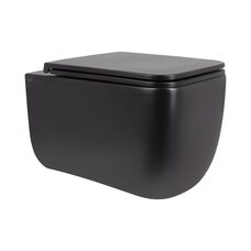 Унітаз підвісний Qtap Gemini безободковий з сидінням Soft-close QT2533076EUQMB