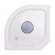 Гідромасажний бокс Lidz Tani SBM90x90.SAT.LOW.FR, скло Frost 4 мм