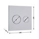 Панель змиву для унітаза Qtap Nest Uni QT0211P01V1009CRM