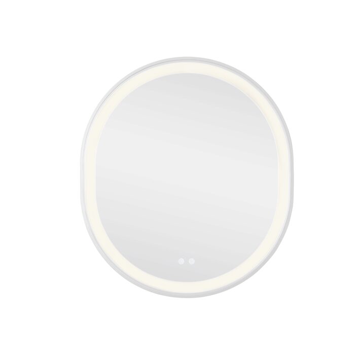 Дзеркало Qtap Gemini 800х700 з LED-підсвічуванням Touch, з антизапотіванням, з димером, рег. темп. кольору (3000-6500K) Reverse QT2578R8071W