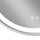 Дзеркало Qtap Gemini 800х700 з LED-підсвічуванням Touch, з антизапотіванням, з димером, рег. темп. кольору (3000-6500K) Reverse QT2578R8071W