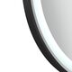 Дзеркало Qtap Gemini 800х700 з LED-підсвічуванням Touch, з антизапотіванням, з димером, рег. темп. кольору (3000-6500K) Reverse QT2578R8072B