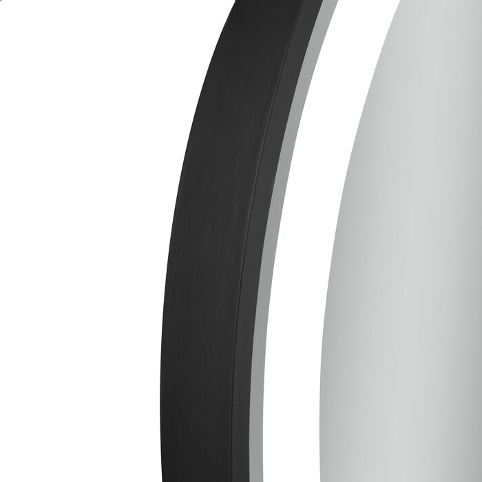 Дзеркало Qtap Gemini 800х700 з LED-підсвічуванням Touch, з антизапотіванням, з димером, рег. темп. кольору (3000-6500K) Reverse QT2578R8072B
