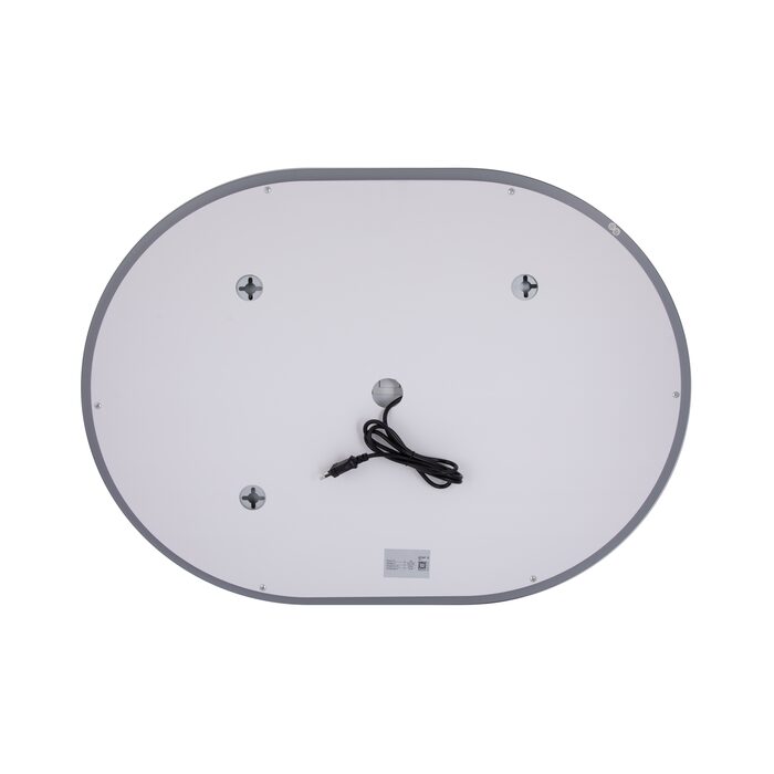 Дзеркало Qtap Gemini 600х800 з LED-підсвічуванням Touch, з антизапотіванням, з димером, рег. темп. кольору (3000-6500K) Reverse QT2578R6080