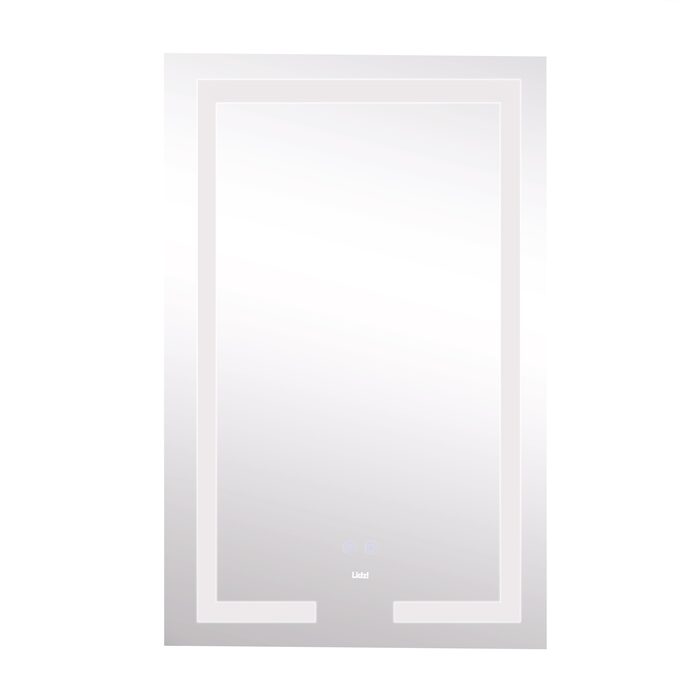 Дзеркало Lidz Kubis 500х800 з LED-підсвічуванням Touch, з антизапотіванням, з димером, рег. яскравості LD78LF9365080