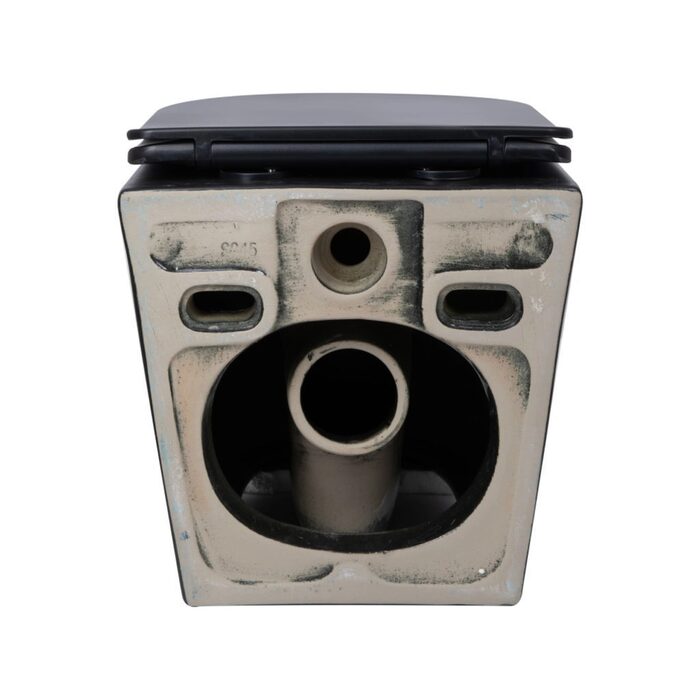 Унітаз підвісний Qtap Scorpio Ultra Quiet безобідковий з сидінням Soft-close MATT BLACK QT14332380AMB