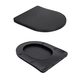 Унітаз підвісний Qtap Robin New Ultra Quiet безобідковий з сидінням Soft-close MATT BLACK QT13332381АSMB