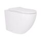 Унітаз підвісний Qtap Robin Ultra Quiet безобідковий з сідінням Soft-close 520x365x365 мм WHITE