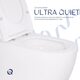 Унітаз підвісний Qtap Robin Ultra Quiet безобідковий з сідінням Soft-close 520x365x365 мм WHITE
