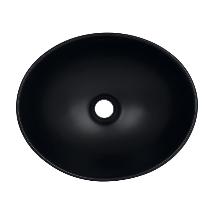 Раковина-чаша Qtap Dove 415x340x140 Matt black QT06116062AMB