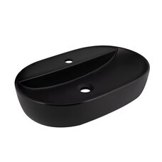 Раковина-чаша Qtap Scorpio 600х400х120 Matt black QT142203MBMBN