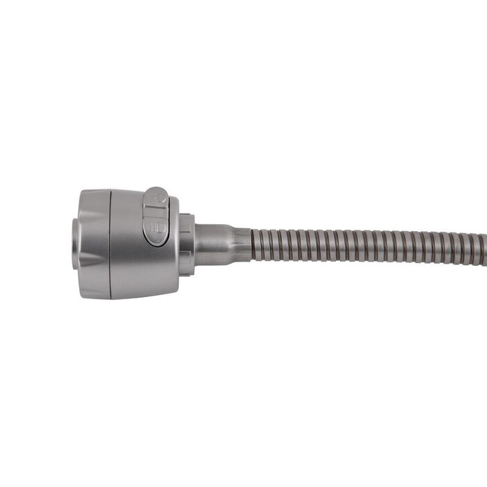 Змішувач для кухні Brinex Pure 015F41 з гнучким виливом   Nickel BRIPUR015F41NKL