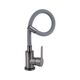 Змішувач для кухні Brinex Pure 015F3 з гнучким виливом   Graphite/Grey BRIPUR015F3GRG