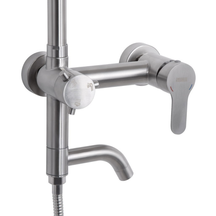 Душова система універсальна Brinex Pure 1030 на три споживачі  Nickel BRIPUR1030NKL