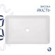 Комплект Qtap Tern: Раковина накладна прамокутна 600x400x110 мм WHITE + Донний клапан PU02