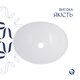 Комплект Qtap Dove: Раковина накладна овальна 415x340x140 мм White + Донний клапан PU02