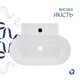 Комплект Qtap Cardinal: Раковина підвісна / накладна овальна 565х400х130 мм White + Донний клапан PU02