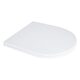 Сидіння для унітаза підлогового (Dove) 425×363×30 мм, White, з мікроліфтом, Slim Duroplast, Quick Release QT06228380BW3 Qtap