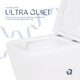 Унітаз підвісний Qtap Crow Ultra Quiet безобідковий з сідінням Soft-close QT05335170W
