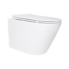 Унітаз підвісний Qtap Swan безобідковий з сідінням Soft-close QT16335180W