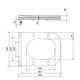 Сидіння для унітаза (Tern 490,520,610) 435x344x50 мм, White, з мікроліфтом, Slim Duroplast, Quick Release QTSC179W47353 Qtap