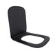Сидіння для унітаза (Tern 490) 435x344x50 мм, Matt Black, з мікроліфтом, Slim Duroplast, Quick Release QTSC179MB47354 Qtap