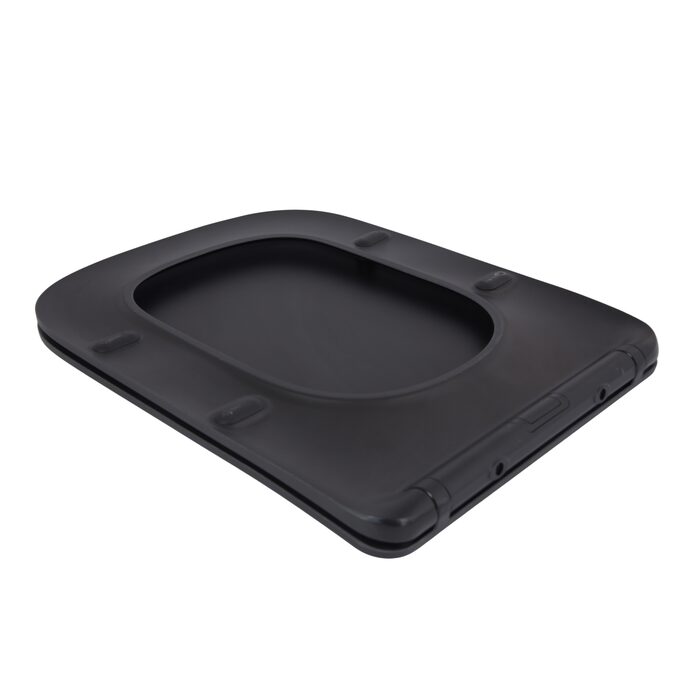 Сидіння для унітаза (Tern 490) 435x344x50 мм, Matt Black, з мікроліфтом, Slim Duroplast, Quick Release QTSC179MB47354 Qtap