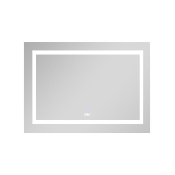 Дзеркало Lidz Kubis 800х600 з LED-підсвічуванням Touch, з антизапотіванням, з димером, рег. яскравості LD78LF9047400