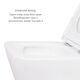 Акційний набір: Унітаз підвісний Jay Ultra Quiet QT07335177W 485х360х320 + Tern Ultra Quiet QT17332303ASW 490x365x325