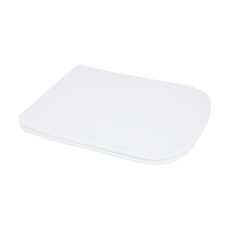 Сидіння для унітаза підлогового (Aries) 445×360×30 мм, White, з мікроліфтом? Slim Duroplast, Quick Release QT03228302W3 Qtap