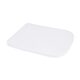 Сидіння для унітаза підлогового (Aries) 445×360×30 мм, White, з мікроліфтом? Slim Duroplast, Quick Release QT03228302W3 Qtap