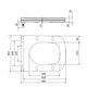 Сидіння для унітаза підлогового (Aries) 445×360×30 мм, White, з мікроліфтом? Slim Duroplast, Quick Release QT03228302W3 Qtap