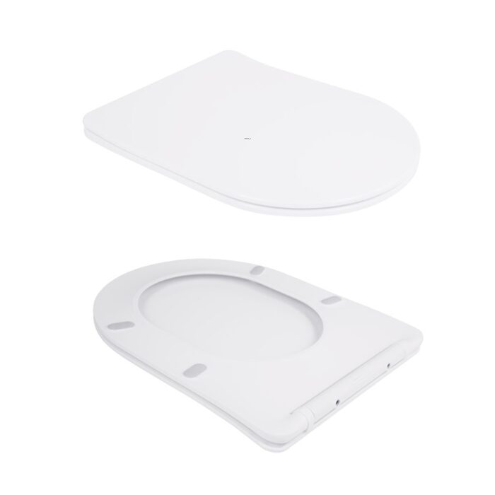 Унітаз підвісний Qtap Scorpio безободковий Ultra Quiet з сидінням Soft-close QT14332380ASW
