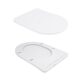 Унітаз підвісний Qtap Scorpio безободковий Ultra Quiet з сидінням Soft-close QT14332380ASW