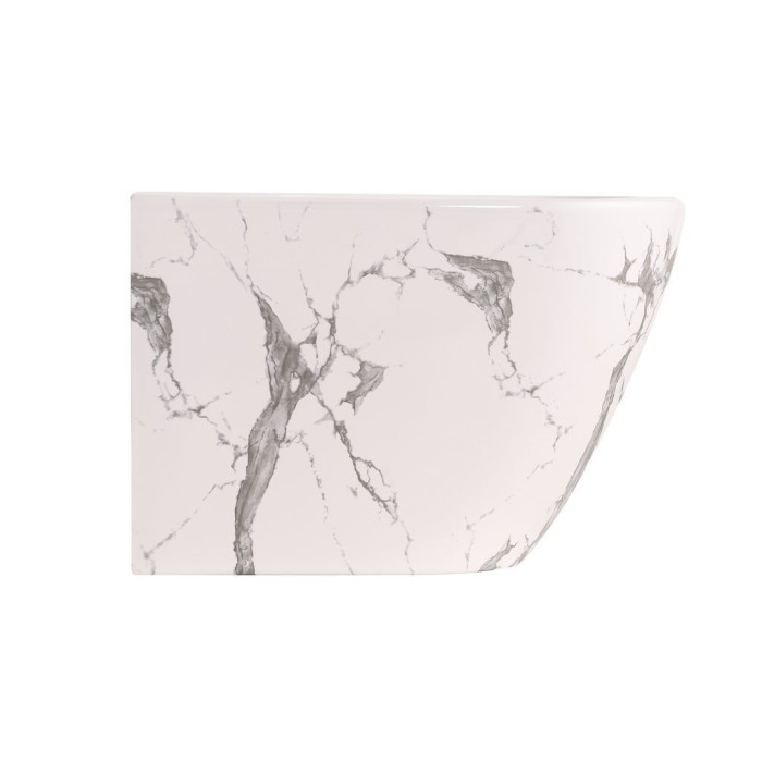 Біде підвісне Qtap Robin 515x370x350 мм, Marble QT13551381GMR