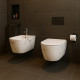 Біде підвісне Qtap Robin 515x370x350 мм, Marble QT13551381GMR