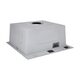 Lidz Handmade H5050HB Мийка для кухні інтегрована Decor Black PVD Honeycomb 2,5/0,5 мм LDH5050BDECPVD48369