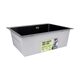 Lidz Handmade H6050HB Мийка для кухні інтегрована Decor Black PVD Honeycomb 2,5/0,5 мм LDH6050BDECPVD48371