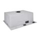Lidz Handmade H6050HB Мийка для кухні інтегрована Decor Black PVD Honeycomb 2,5/0,5 мм LDH6050BDECPVD48371