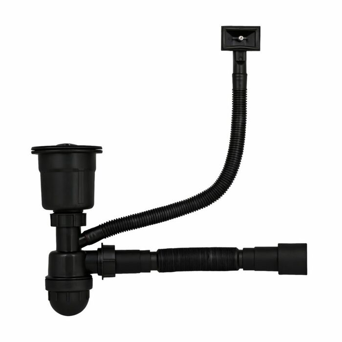 Lidz Handmade H6050HB Мийка для кухні інтегрована Decor Black PVD Honeycomb 2,5/0,5 мм LDH6050BDECPVD48371